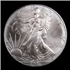 Image 2 : 2002 Silver Eagle Dollar $1 Grades Mint State