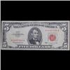 Image 2 : 1963 $5 Red seal United States Note Grades vf++