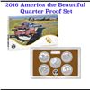 Image 1 : 2016 United States Mint America The Beautiful Quarters Proof Set 5 coins Grades