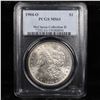 Image 2 : 5 Unc Morgan $1 Graded By PCGS Mixed Dates From The McClaren Collection Grades