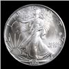 Image 2 : 1990 Silver Eagle Dollar $1 Grades Mint State