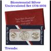 Image 1 : 1776-1976 Bicentennial Silver Uncirculated set, the "Red Pack" Grades