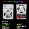 Image 1 : ***Auction Highlight*** NGC 1890-s Morgan Dollar $1 Graded ms65 By NGC (fc)