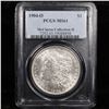 Image 8 : 5 Unc Morgan $1 Graded By PCGS Mixed Dates From The McClaren Collection Grades