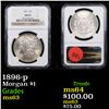 Image 1 : NGC 1896-p Morgan Dollar $1 Graded ms63 By NGC