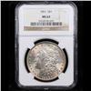 Image 2 : NGC 1896-p Morgan Dollar $1 Graded ms63 By NGC