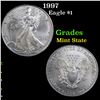 Image 1 : 1997 Silver Eagle Dollar $1 Grades Mint State