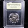 Image 2 : 1992-d Columbus Modern Commem Half Dollar 50c Grades ms70, Perfection