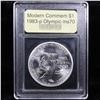 Image 2 : ***Auction Highlight*** 1983-p Olympics Modern Commem Dollar $1 Grades ms70, Perfection (fc)