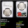 Image 1 : NGC 1902-o Morgan Dollar $1 Graded ms63 By NGC