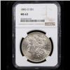 Image 2 : NGC 1883-o Morgan Dollar $1 Graded ms63 By NGC