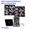 Image 1 : 2014 Limited Edition Silver Proof Set Grades