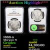 Image 1 : ***Auction Highlight*** NGC 1888-o Morgan Dollar $1 Graded ms65 By NGC (fc)