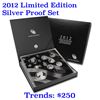 Image 1 : ***RARE 2012 Limited Edition Silver Proof Set First year of series Grades
