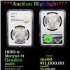 Image 1 : ***Auction Highlight*** NGC 1890-o Morgan Dollar $1 Graded ms65 By NGC (fc)