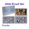 Image 1 : 2010 United States Mint Proof Set - 14 Pieces! Grades