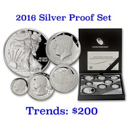 2016 Limited Edition Silver Proof Set Grades