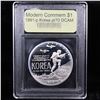 Image 2 : Proof ***Auction Highlight*** 1991-P Korean War Modern Commem Dollar $1 Graded GEM++ Proof Deep Came