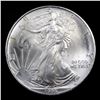 Image 2 : 1995 Silver Eagle Dollar $1 Grades Mint State