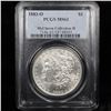 Image 10 : 5 Unc Morgan $1 Graded By PCGS Mixed Dates From The McClaren Collection Grades