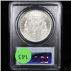 Image 11 : 5 Unc Morgan $1 Graded By PCGS Mixed Dates From The McClaren Collection Grades