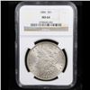 Image 2 : NGC 1886-p Morgan Dollar $1 Graded ms64 By NGC
