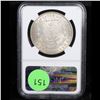 Image 3 : NGC 1886-p Morgan Dollar $1 Graded ms64 By NGC