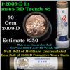 Image 1 : Full 1c orig shotgun roll, 2009-d Formative Years Lincoln Cent Roll United States Mint Wrapper Grade