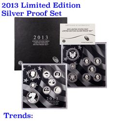 2013 Limited Edition Silver Proof Set  Grades