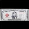 Image 2 : 1928F $5 Red Seal United States Note Grades vf++
