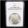 Image 2 : NGC 1896-p Morgan Dollar $1 Graded ms63 By NGC