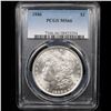 Image 2 : ***Auction Highlight*** PCGS 1886-p Morgan Dollar $1 Graded ms66 By PCGS (fc)