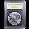 Image 2 : 1991-p Mount Rushmore Modern Commem Dollar $1 Graded ms70, Perfection By USCG