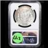 Image 3 : NGC 1887-p Morgan Dollar $1 Graded ms63 By NGC