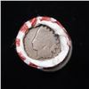 Image 3 : Mixed small cents 1c orig shotgun roll, 1920-d Wheat Cent, 1898 Indian Cent other end, N.F. String &