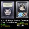 Image 1 : Proof 2017-S Boys Town Centennial Modern Commem Half Dollar 50c Graded GEM++ Proof Deep Cameo By USC