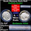 Image 1 : Buffalo Nickel Shotgun Roll in Old Bank Style 'Bell Telephone'  Wrapper 1926 & s Mint Ends Grades