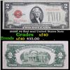 Image 1 : 1928F $2 Red seal United States Note Grades xf
