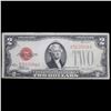 Image 2 : 1928F $2 Red seal United States Note Grades xf