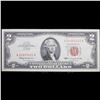 Image 2 : 1963 $2 Red seal United States Note Grades xf