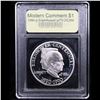 Image 2 : Proof 1990-P Eisenhower Modern Commem Dollar $1 Graded GEM++ Proof Deep Cameo By USCG