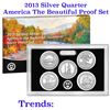 Image 1 : 2013 United States Quarters America the Beautiful Proof Set - 5 pc set