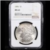 Image 2 : NGC 1896-p Morgan Dollar $1 Graded ms63 By NGC