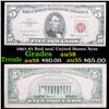 Image 1 : 1963 $5 Red seal United States Note Grades Choice AU/BU Slider
