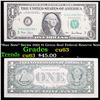 Image 1 : *Star Note* Series 2001 $1 Green Seal Federal Reserve Note Grades Select CU