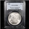 Image 10 : 5 Unc Morgan $1 Graded By PCGS Mixed Dates From The McClaren Collection Grades
