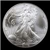 Image 2 : 2002 Silver Eagle Dollar $1 Grades Mint State