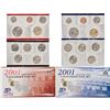 Image 4 : Group of 4 United States Mint Uncurculated Coin Sets In Original Government Packaging 1999-2002 80 c