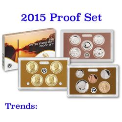 2015 United States Mint Proof Set - 14 Pieces!