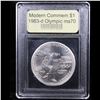 Image 2 : ***Auction Highlight*** 1983-d Olympics Modern Commem Dollar $1 Graded ms70, Perfection By USCG (fc)